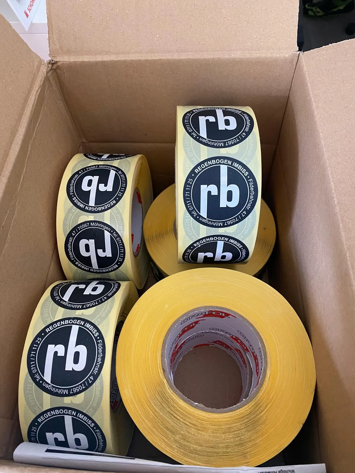 Aufkleber – Produktion