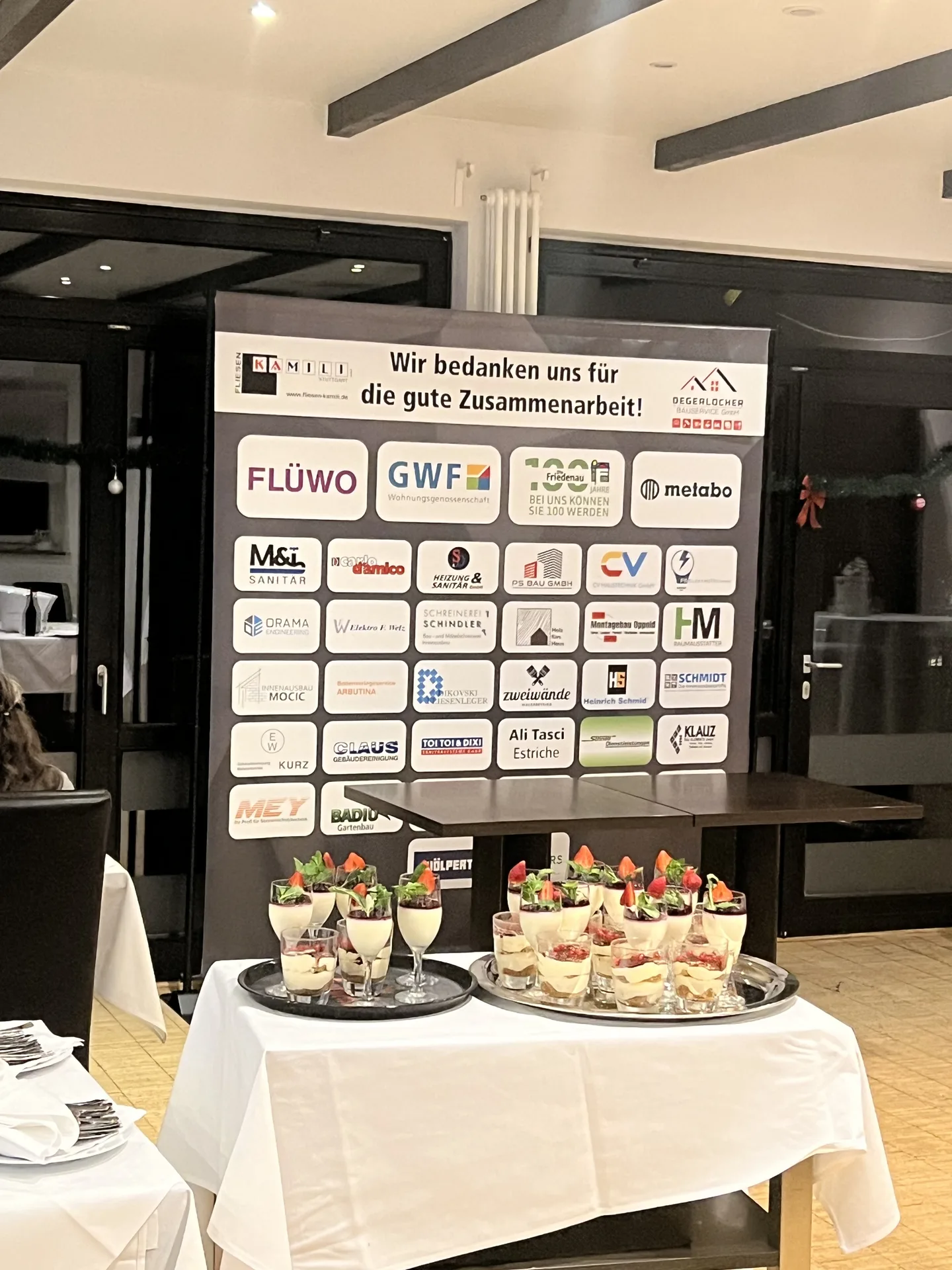 Sponsorenwand – Event