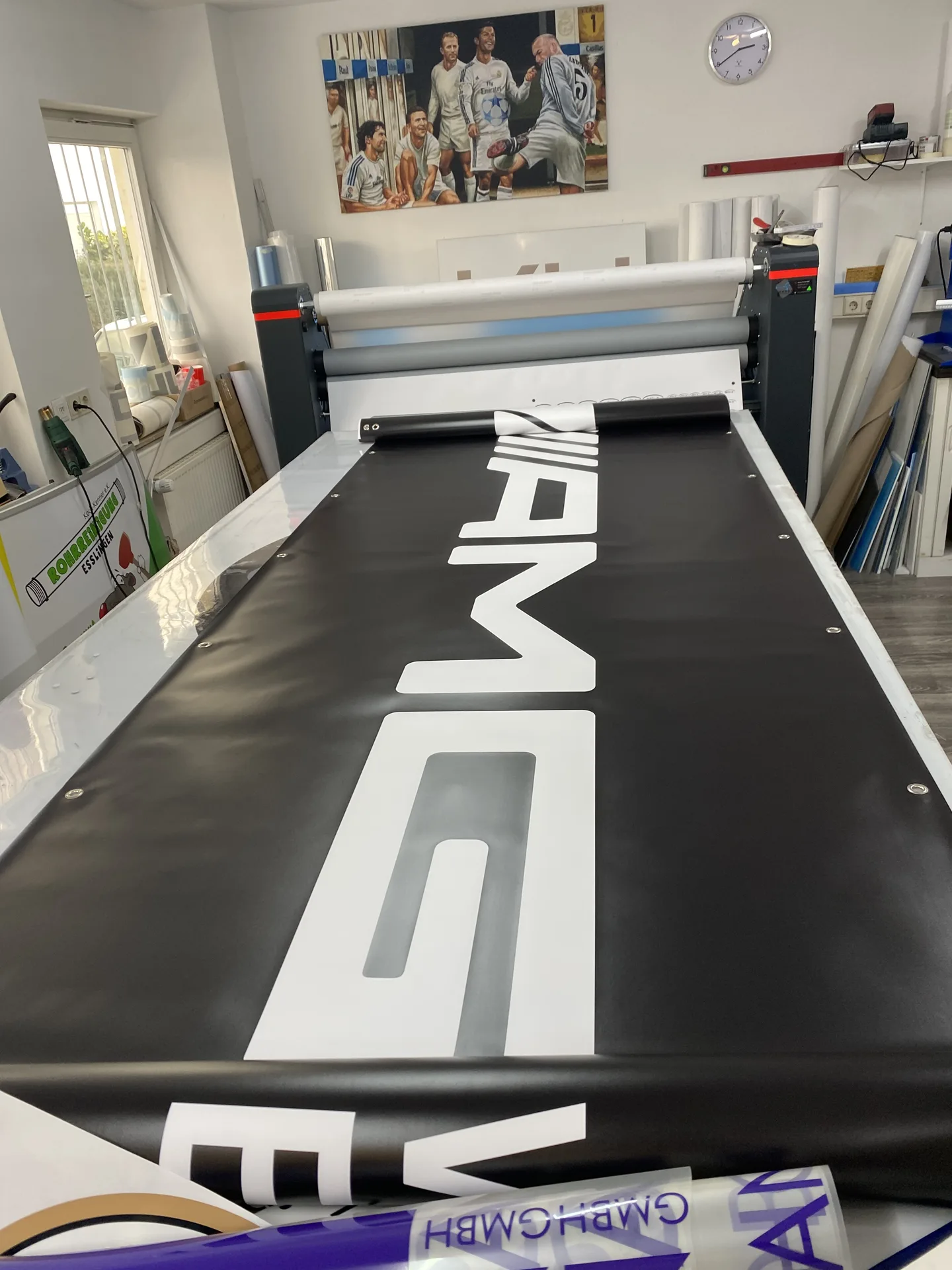 Werbebanner – Außenwerbung