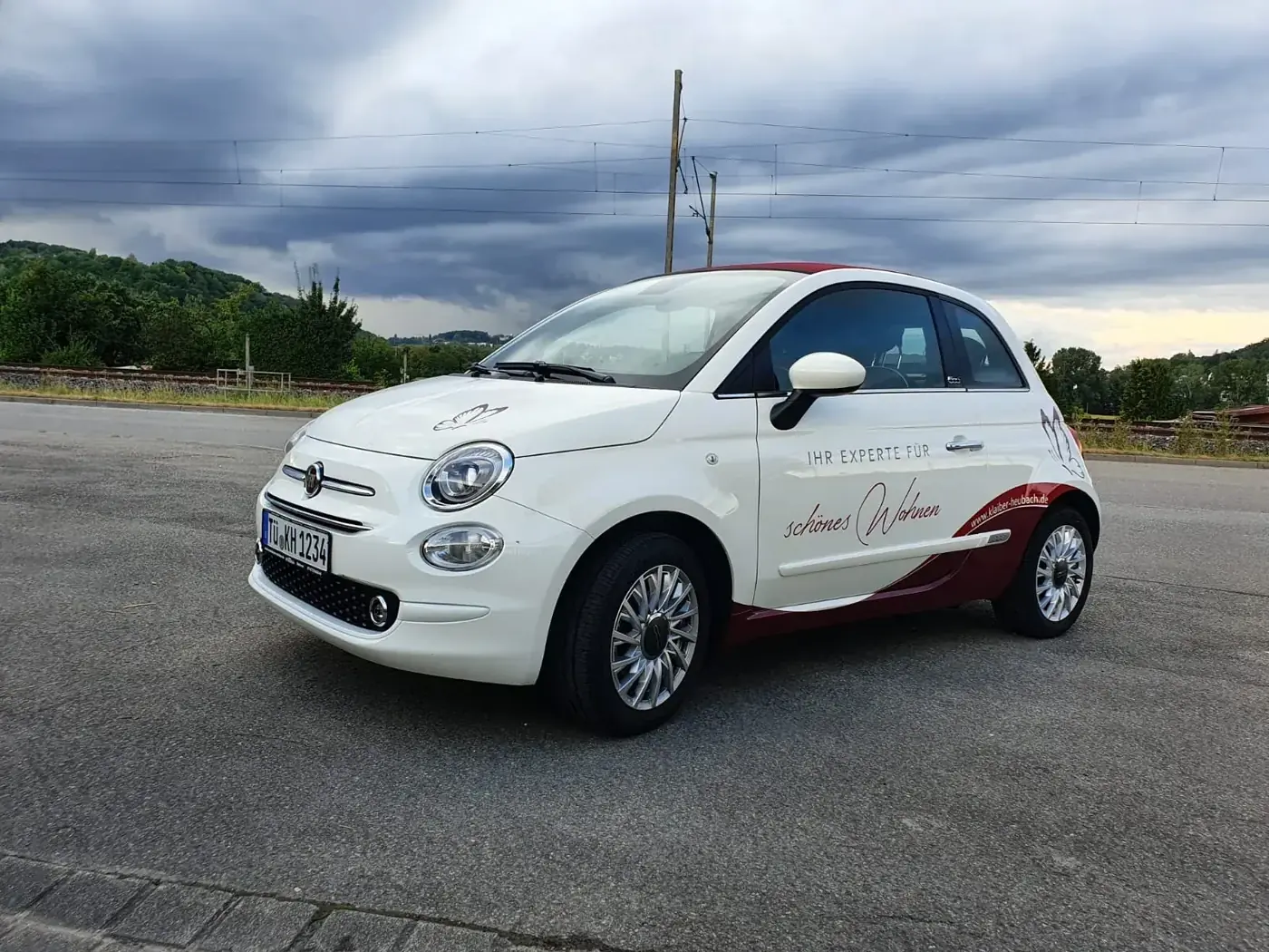 Fiat 500 – Beschriftung Detail