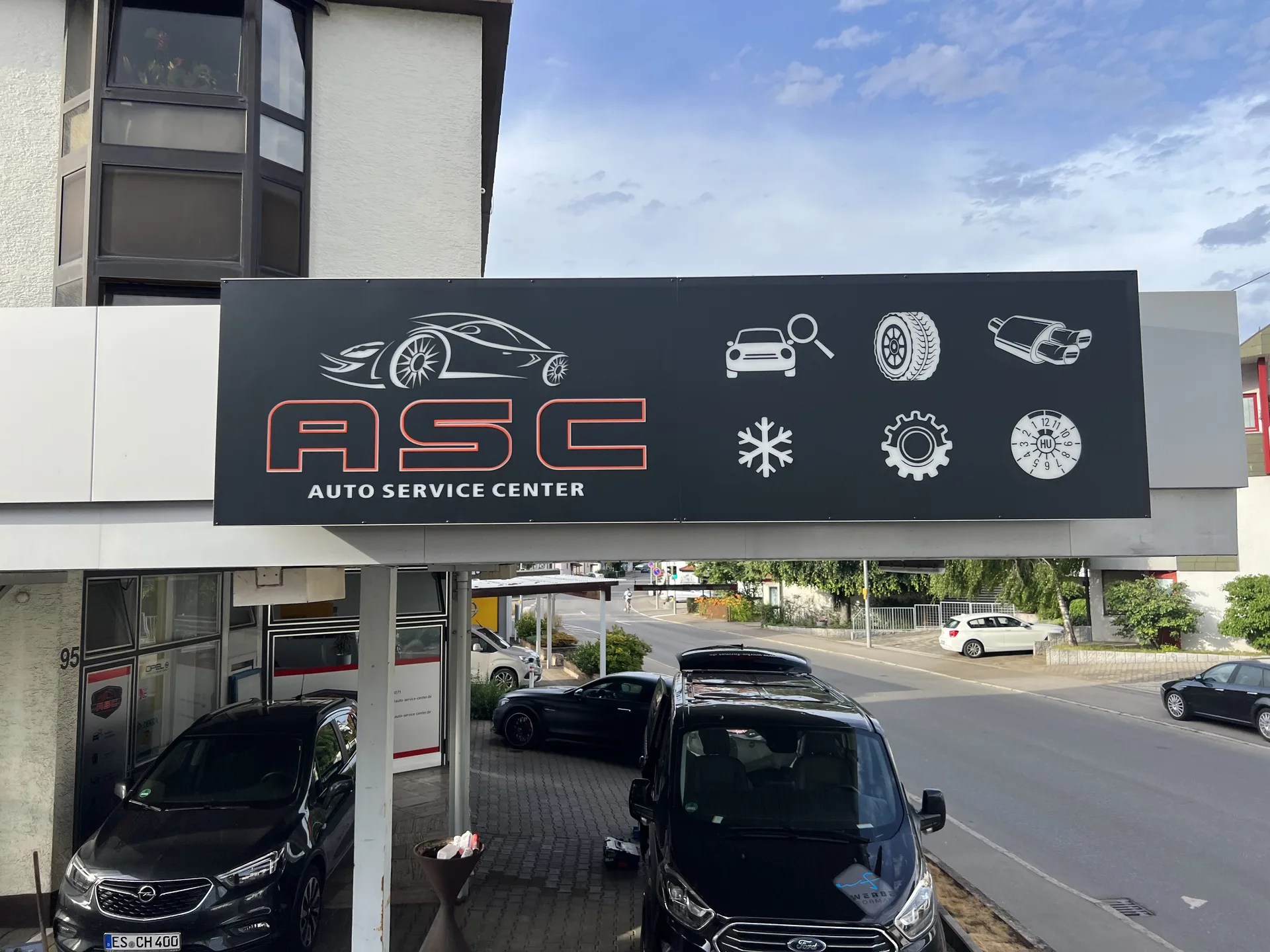 Autoservice – Leuchtkasten
