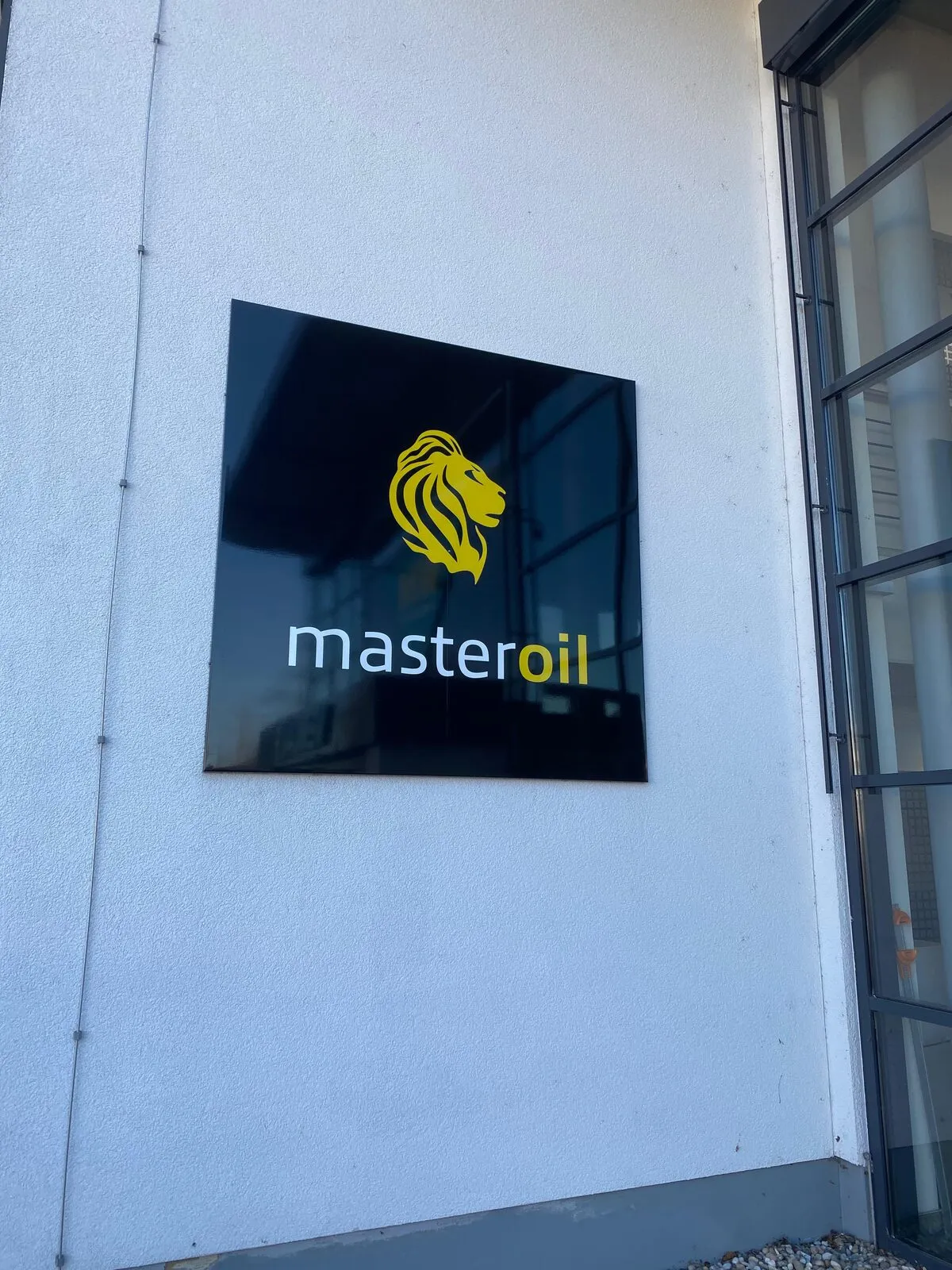 Mastertent – Werbeschild