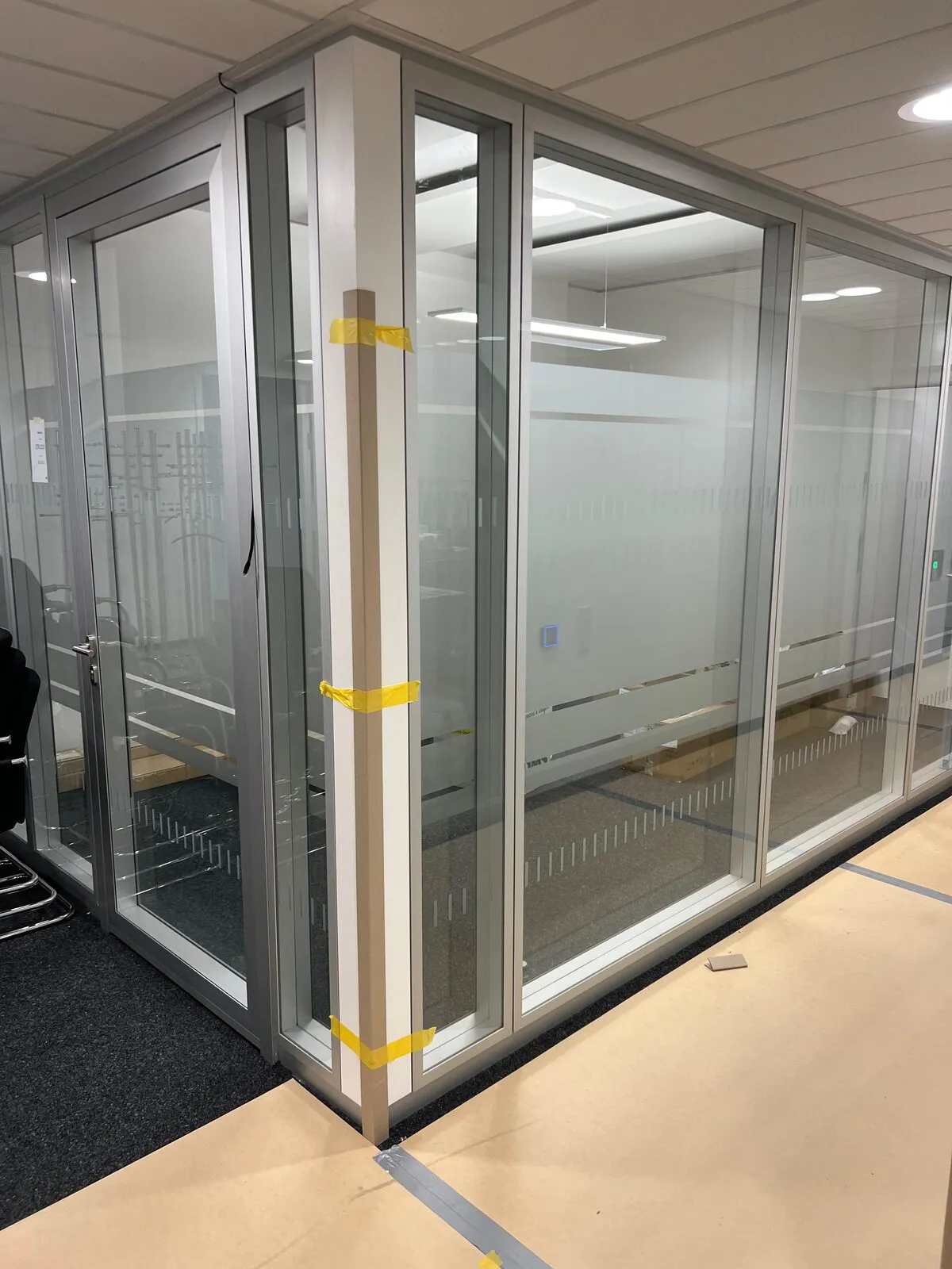 Glaswand – Büro