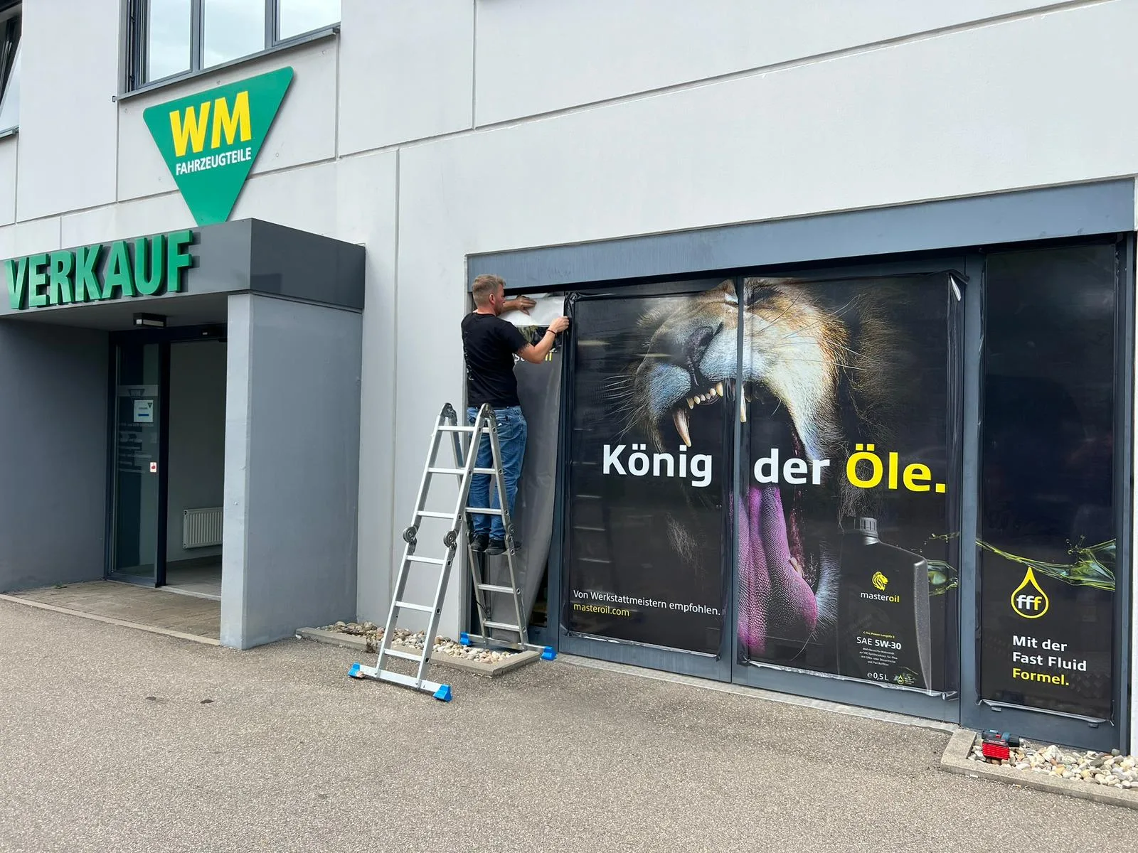 Schaufenster – Folierung