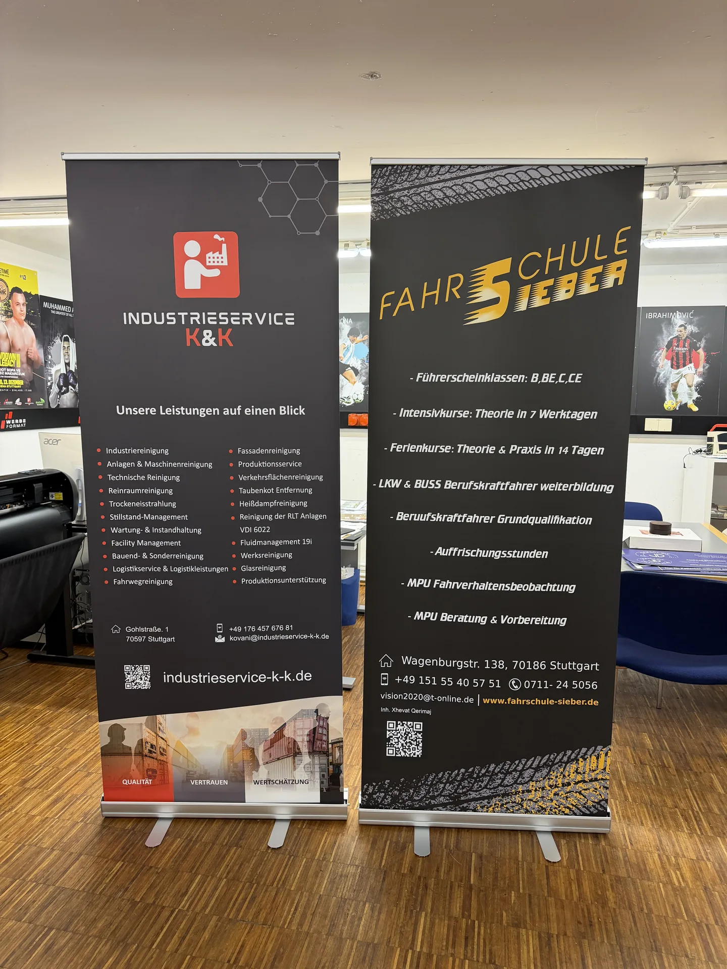 Roll-Up Display – Präsentation