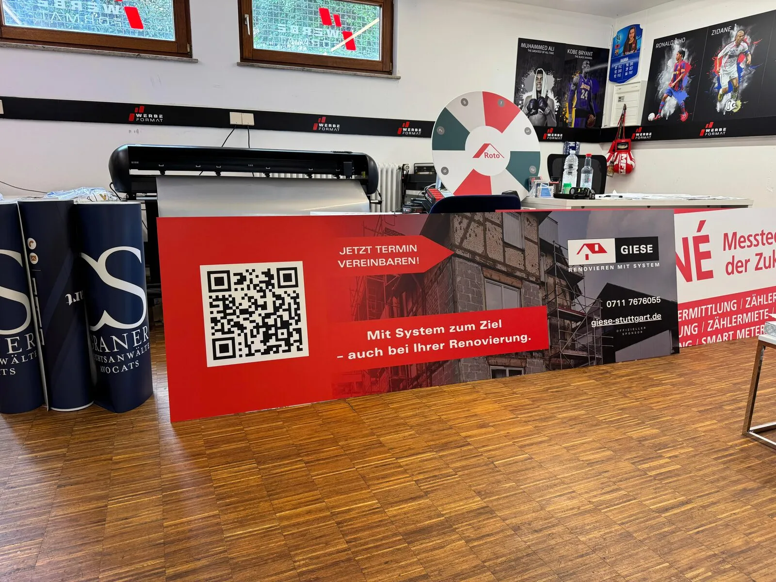 QR-Code – Werbeplane