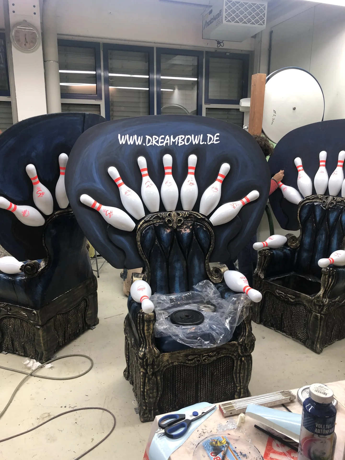 Bowling-Center – Objektbeschriftung