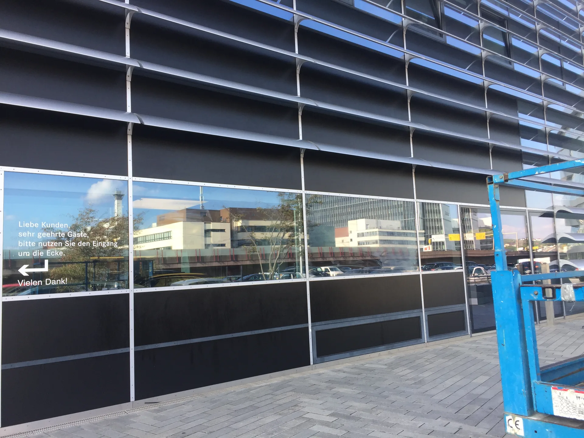 Fassade – Sichtschutzfolie